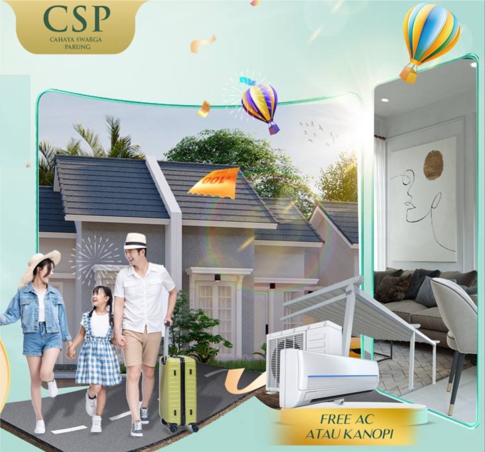 PERUMAHAN CAHAYA SWARGA PARUNG RUMAH DI PARUNG DEKAT DEPOK READY STOCK TANPA PD