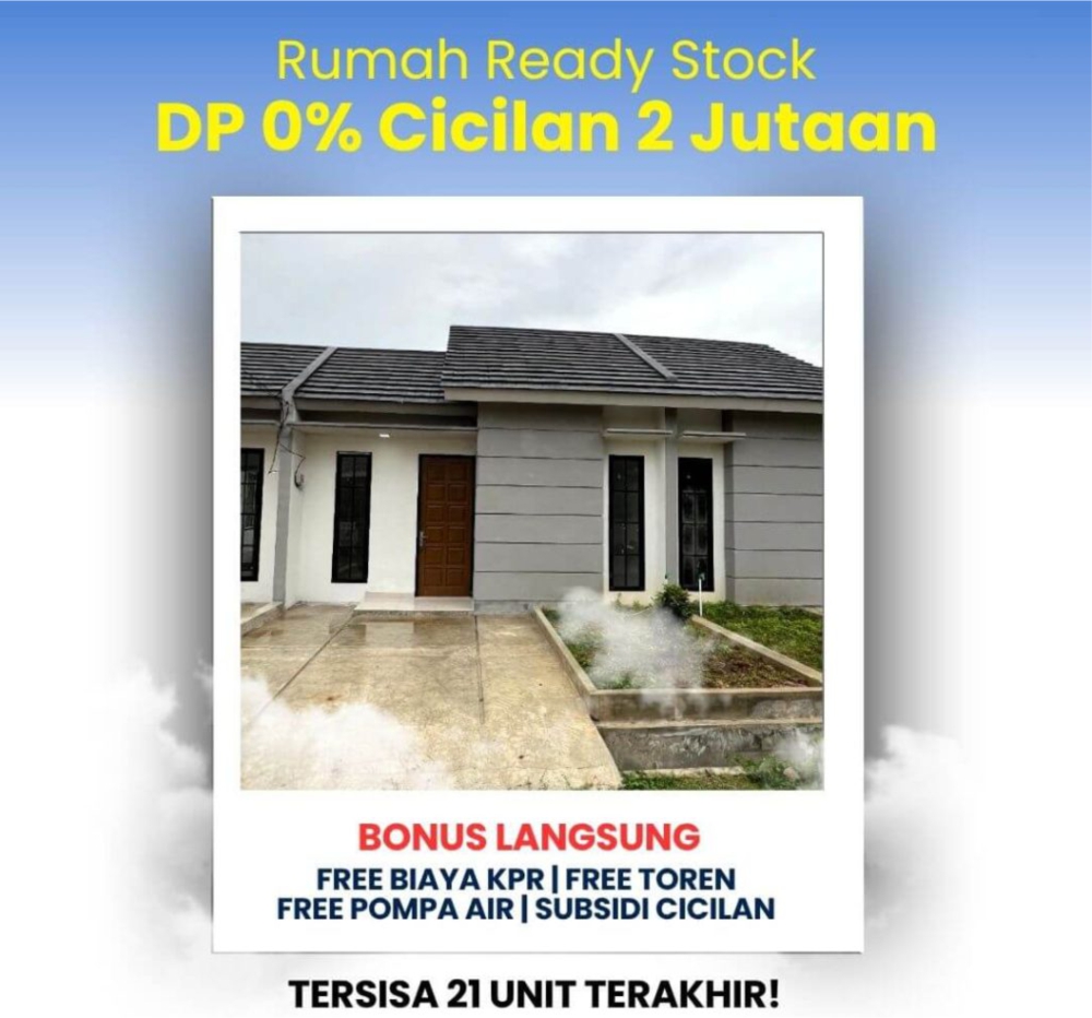 PERUMAHAN PANORAMA TAMBUN BEKASI DP 0% CICILAN 2 JUTAAN STOK TERBATAS